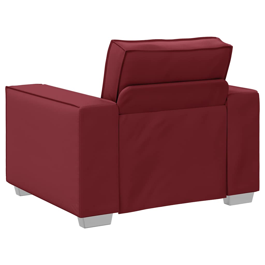Sofa Weinrot 99 x 80 x 84 cm Stoff