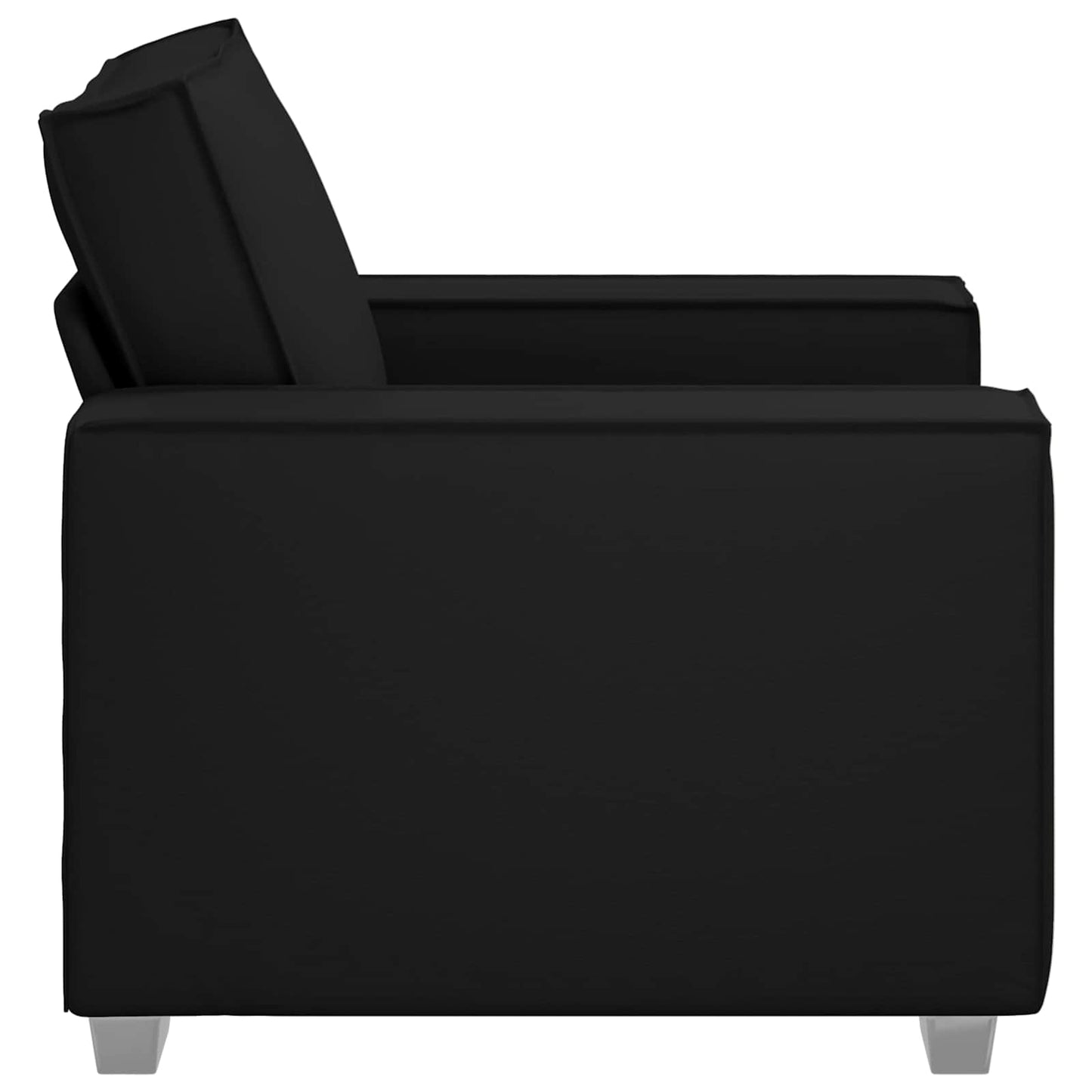 vidaXL Sofa Schwarz 99 x 80 x 84 cm Stoff