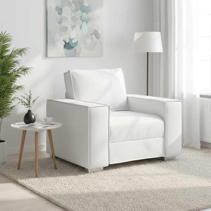 vidaXL Sofa Weiß 99 x 78 x 84 cm Stoff