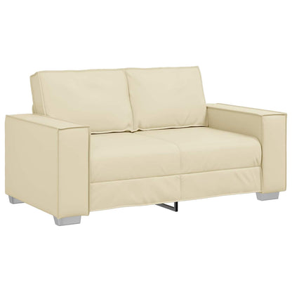 vidaXL Sofa Creme 160 x 80 x 84 cm Stoff