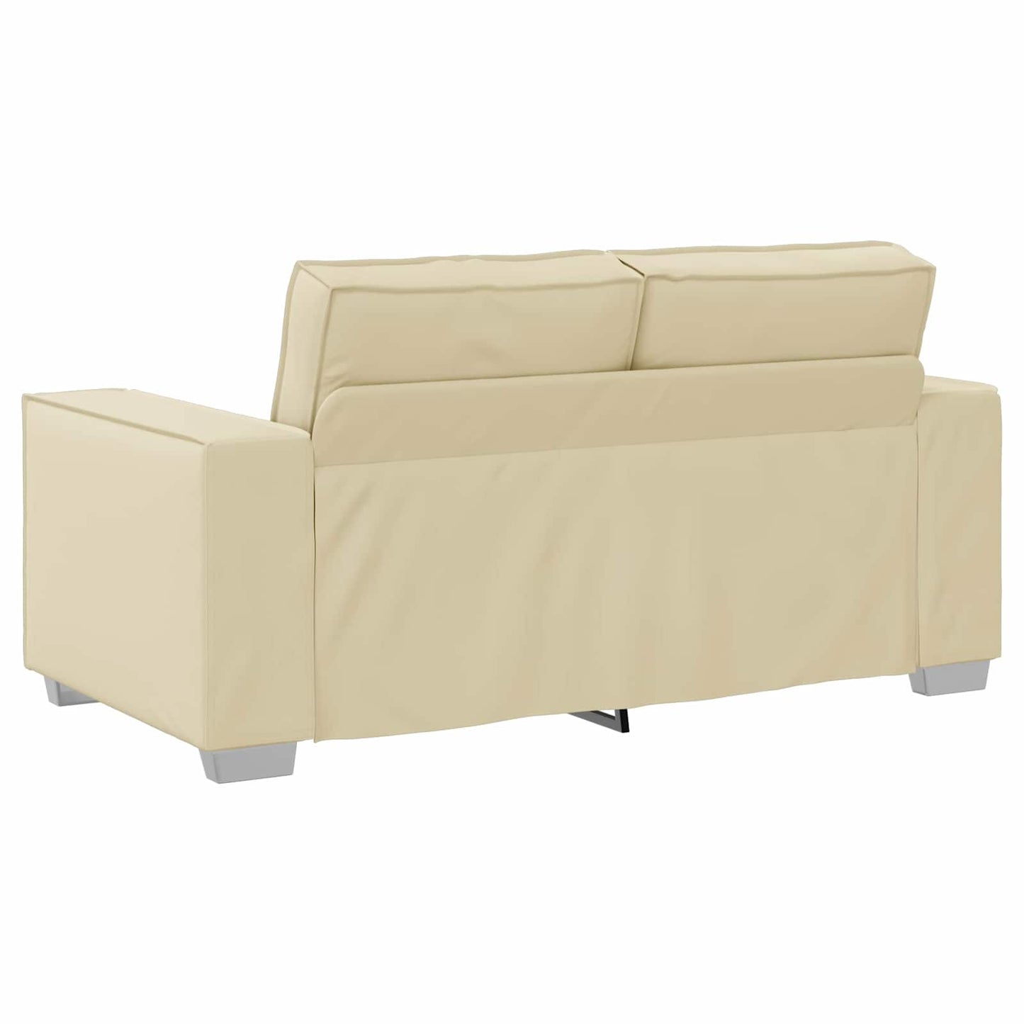 vidaXL Sofa Creme 160 x 80 x 84 cm Stoff