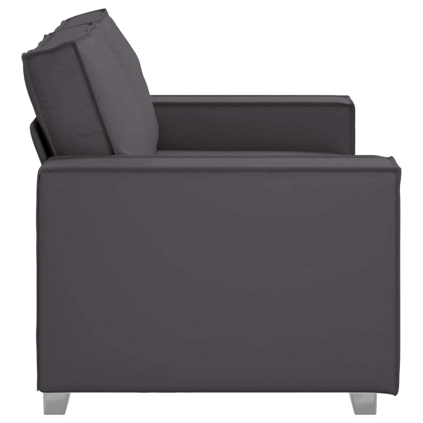 vidaXL Sofa Grau 160 x 80 x 84 cm Stoff