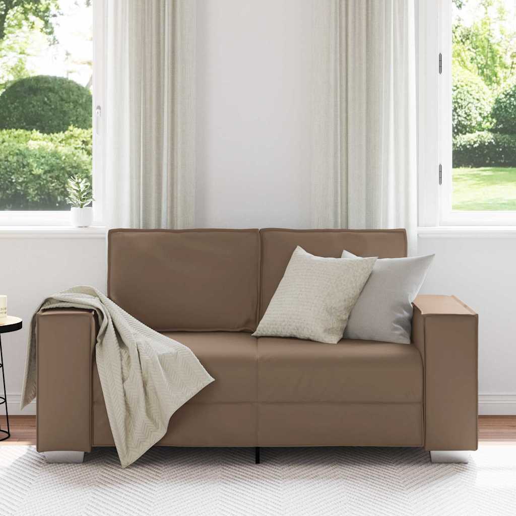 vidaXL Sofa Cappuccino 160 x 80 x 84 cm Stoff
