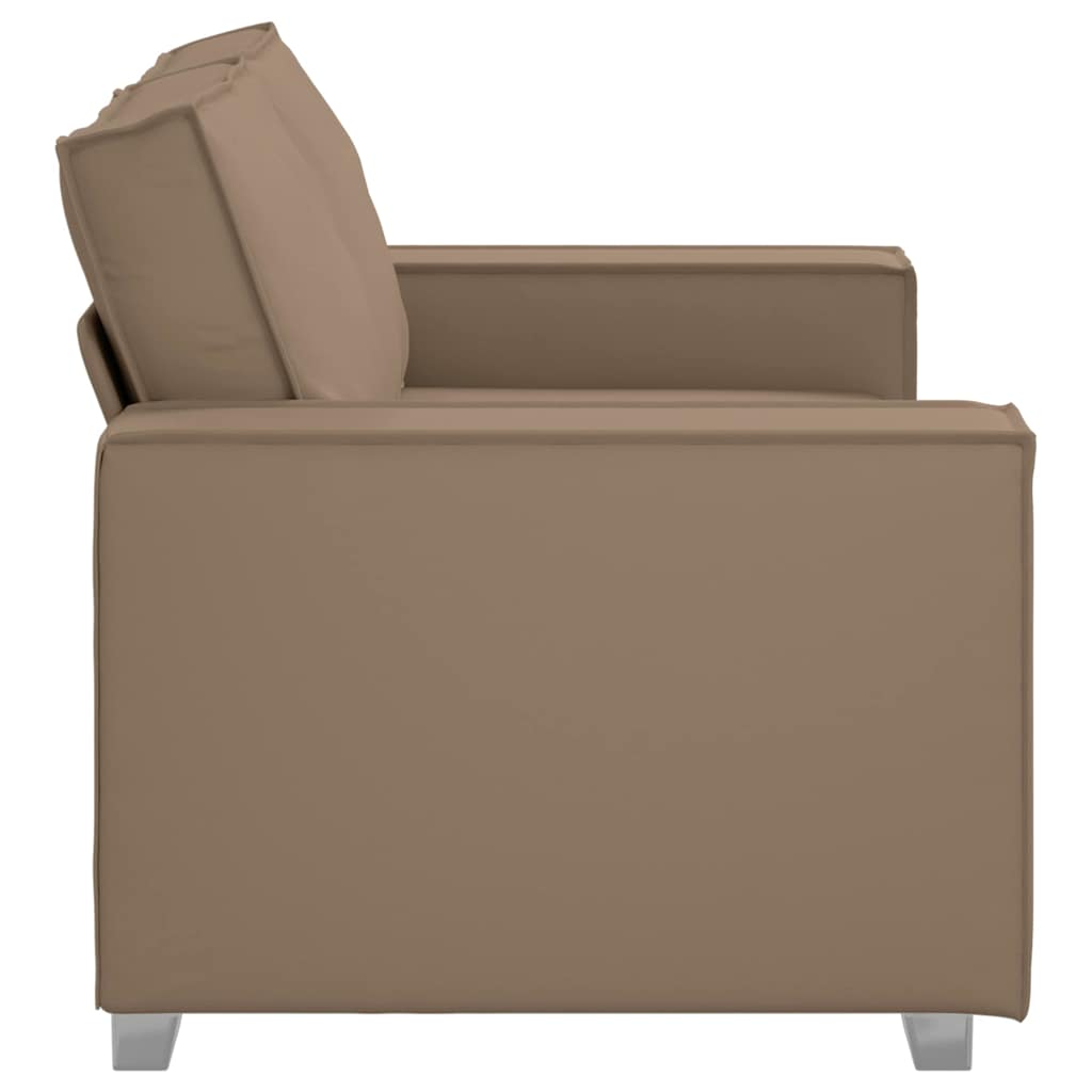 vidaXL Sofa Cappuccino 160 x 80 x 84 cm Stoff