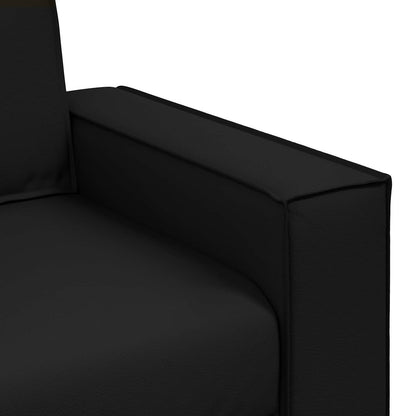 Sofa Schwarz 160 x 80 x 84 cm Stoff