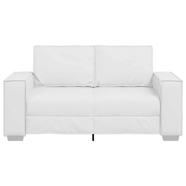 vidaXL Sofa Weiß 160 x 80 x 84 cm Stoff