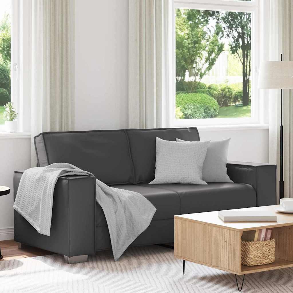 vidaXL Sofa Grau 180 x 80 x 84 cm Stoff