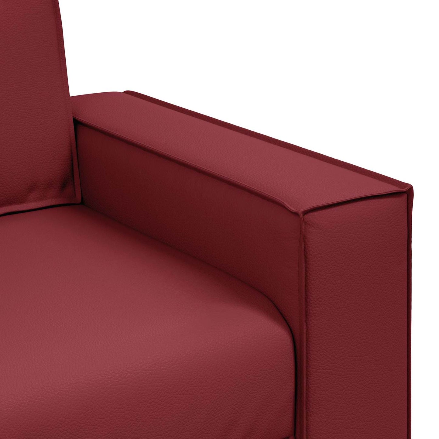 vidaXL Sofa Weinrot 180 x 78 x 84 cm Stoff