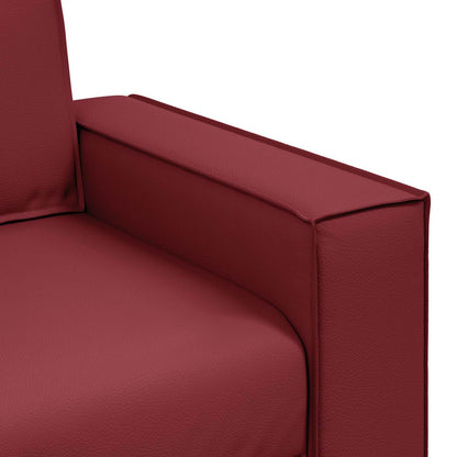 vidaXL Sofa Weinrot 180 x 78 x 84 cm Stoff