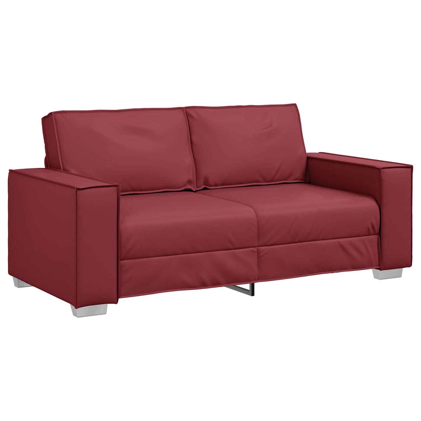 vidaXL Sofa Weinrot 180 x 78 x 84 cm Stoff