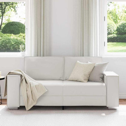 vidaXL Sofa Weiß 180 x 80 x 84 cm Stoff