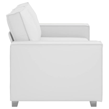 vidaXL Sofa Weiß 180 x 80 x 84 cm Stoff