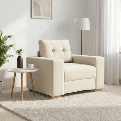 Sofa-Sessel Leinen 100x78x80 cm