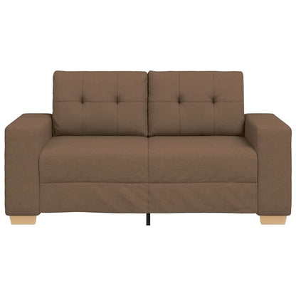 vidaXL Loveseat-Sofa Braun 120 cm Stoff