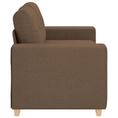 vidaXL Loveseat-Sofa Braun 120 cm Stoff