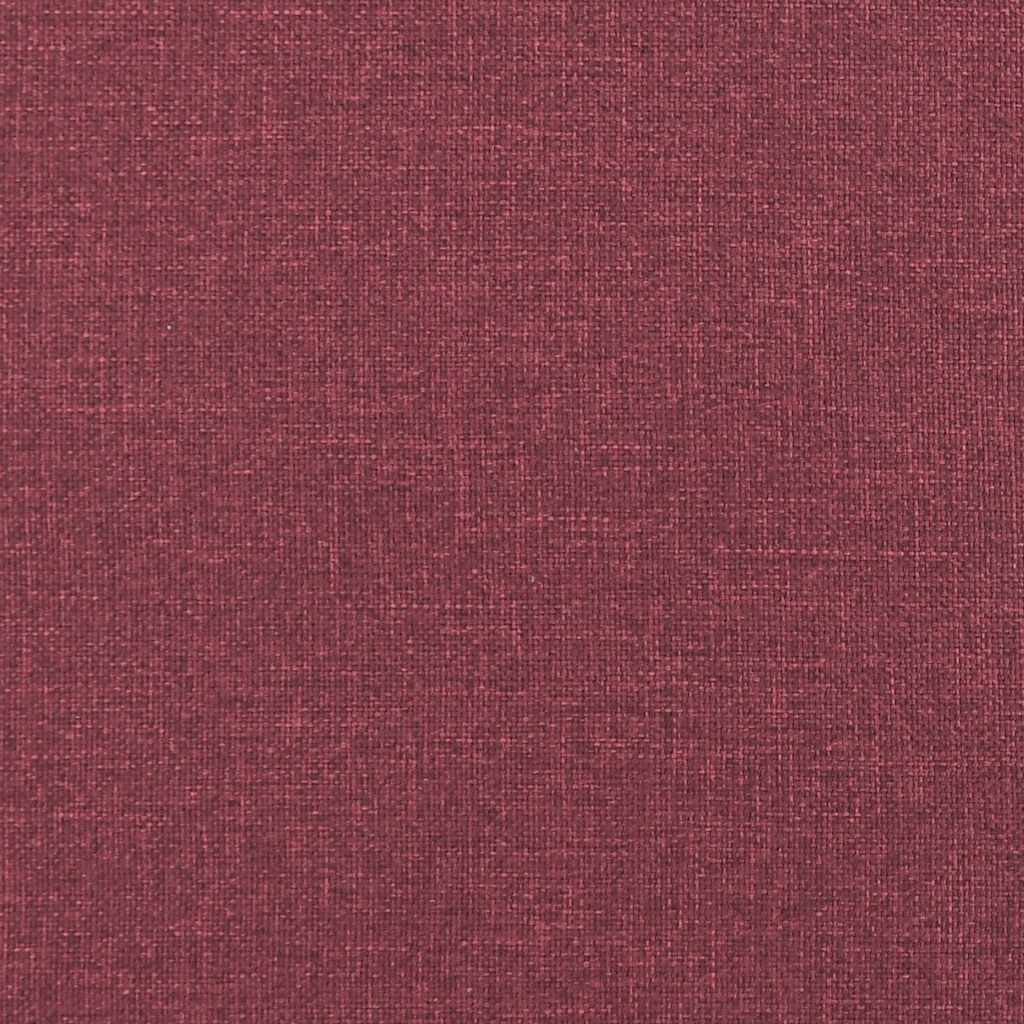 vidaXL Loveseat-Sofa Weinrot 140 cm Stoff