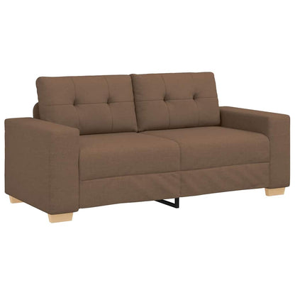 Loveseat-Sofa Braun 180x77x82 cm Stoff