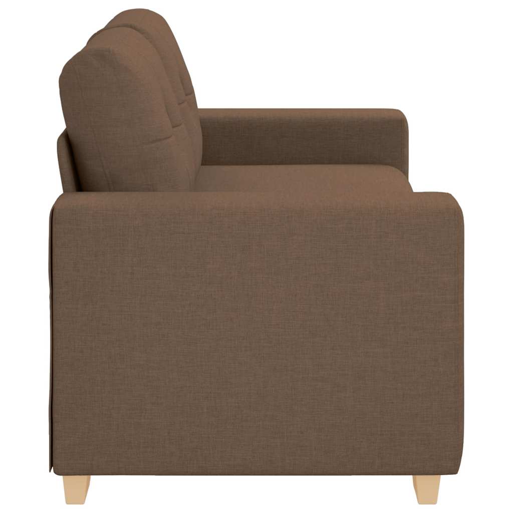 Loveseat-Sofa Braun 180x77x82 cm Stoff