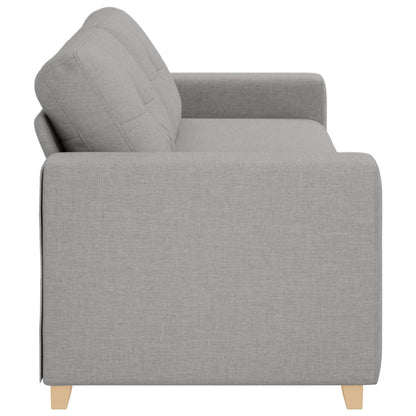 | 3-Sitzer-Sofa | mit Kissen Wolkengrau Stoff