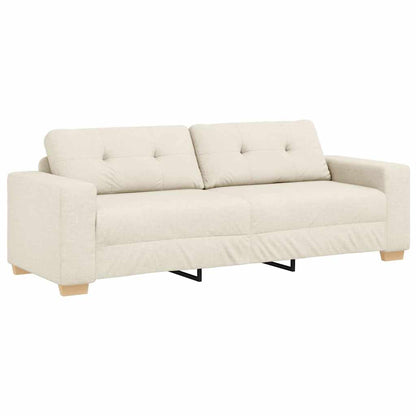 Sofa 3-Sitzer Leinen 180 cm