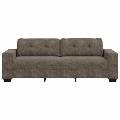 vidaXL Sofa mit Kissen Dunkelgrau Kunstleder