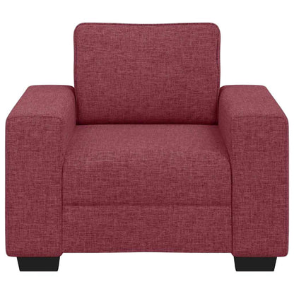 vidaXL Fauteuil Rouge bordeaux 100x77x82 cm Tissu