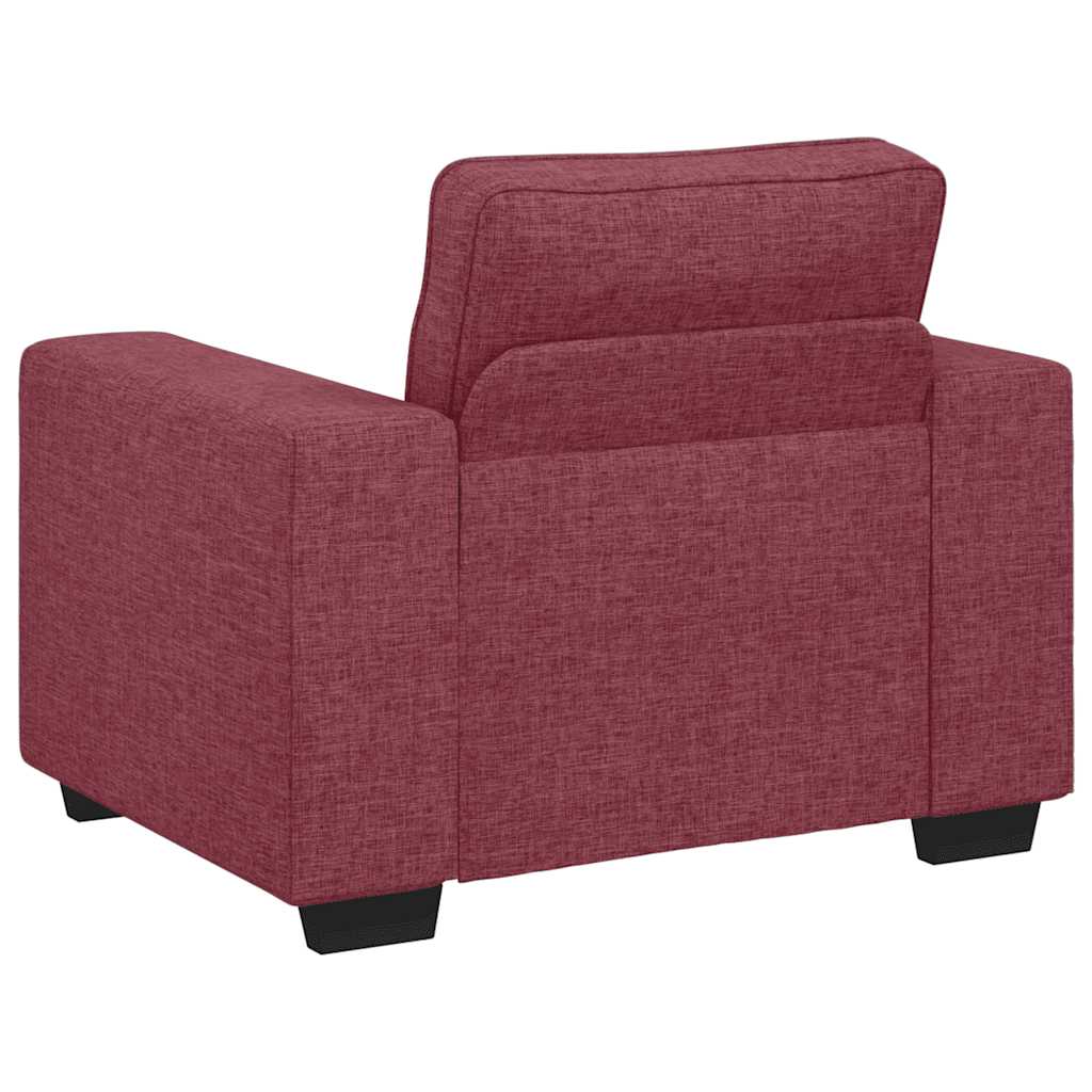 vidaXL Fauteuil Rouge bordeaux 100x77x82 cm Tissu