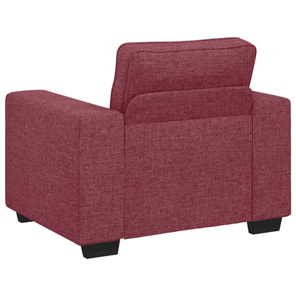 vidaXL Fauteuil Rouge bordeaux 100x77x82 cm Tissu