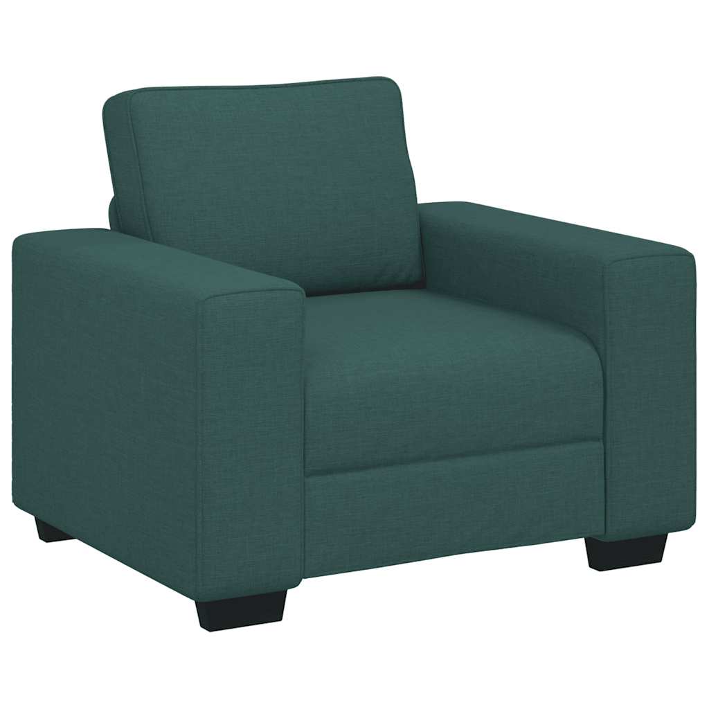 vidaXL Fauteuil vert foncé 100x77x82 cm Tissu
