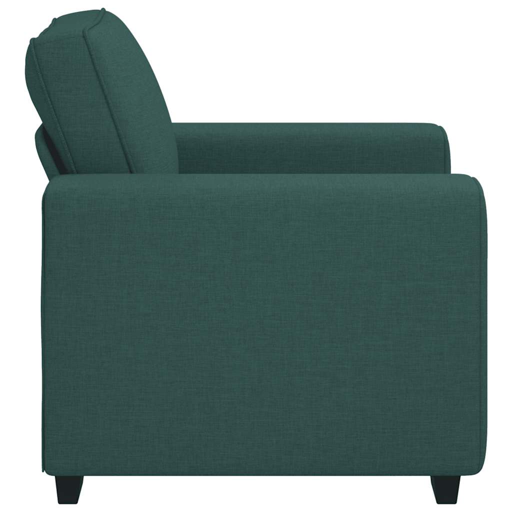 vidaXL Fauteuil vert foncé 100x77x82 cm Tissu