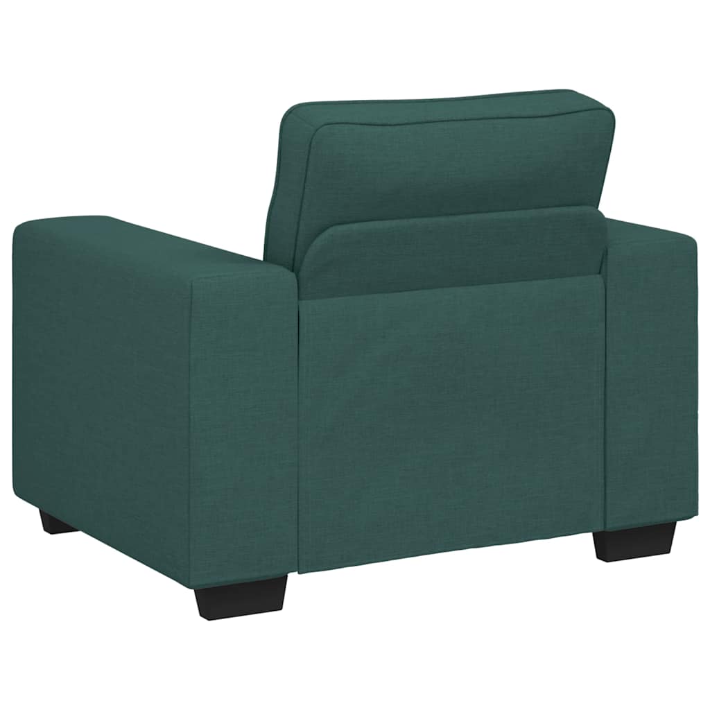 vidaXL Fauteuil vert foncé 100x77x82 cm Tissu