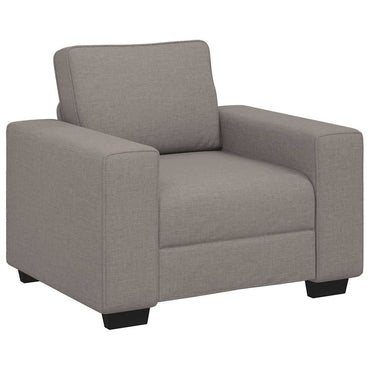 vidaXL Fauteuil Taupe 100x77x82 cm Tissu