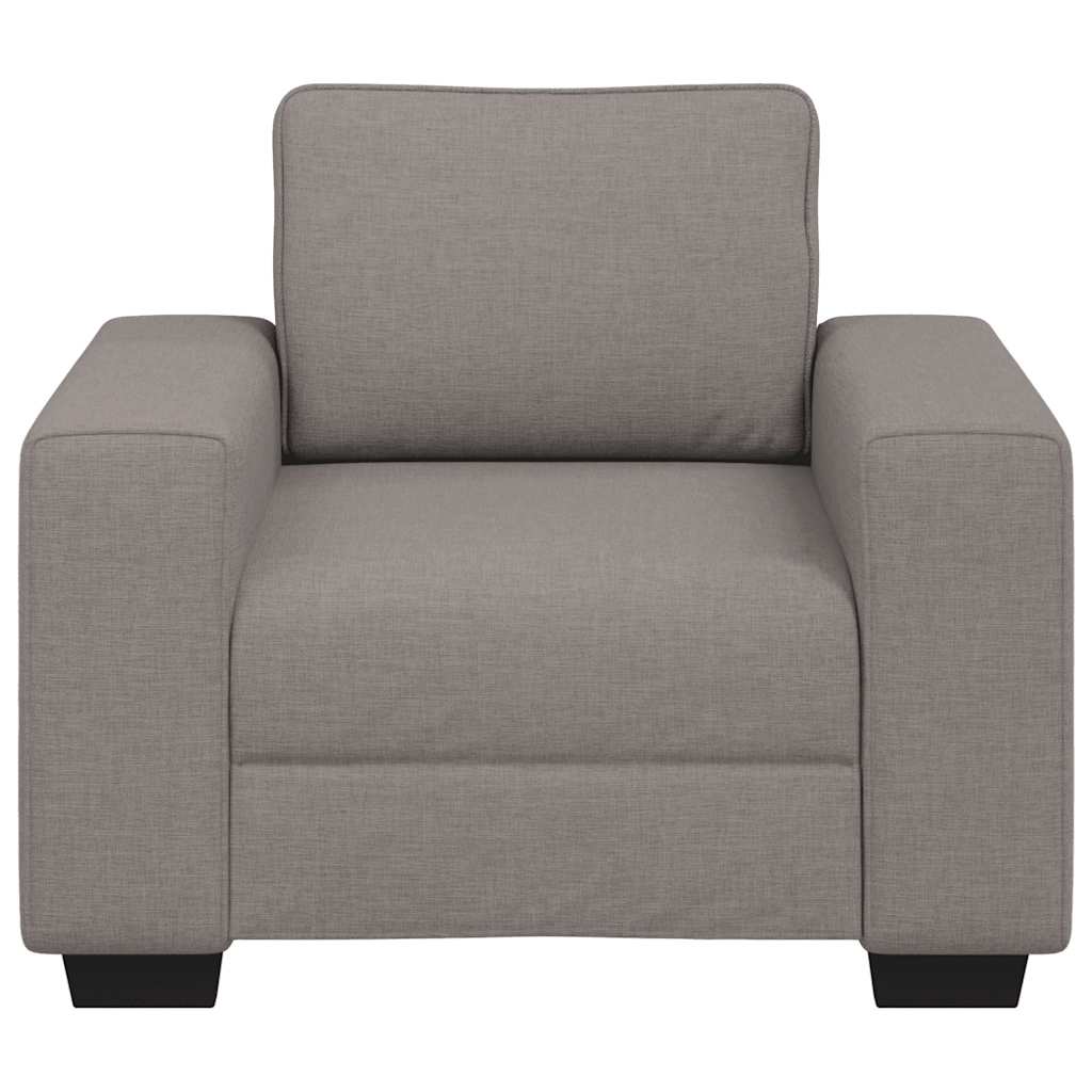 vidaXL Fauteuil Taupe 100x77x82 cm Tissu