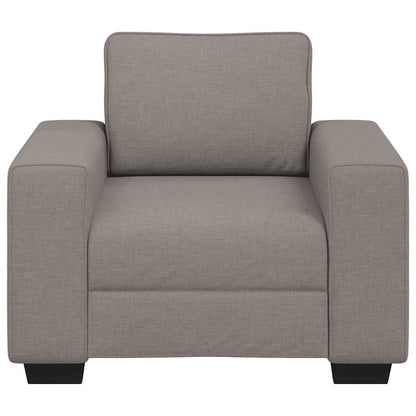 vidaXL Fauteuil Taupe 100x77x82 cm Tissu