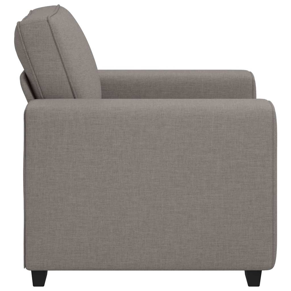 vidaXL Fauteuil Taupe 100x77x82 cm Tissu