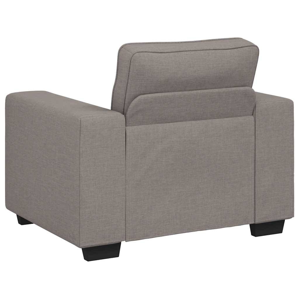 vidaXL Fauteuil Taupe 100x77x82 cm Tissu