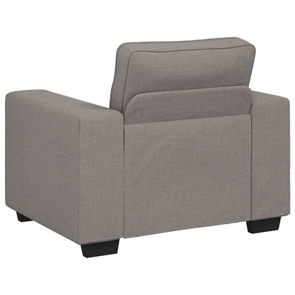vidaXL Fauteuil Taupe 100x77x82 cm Tissu