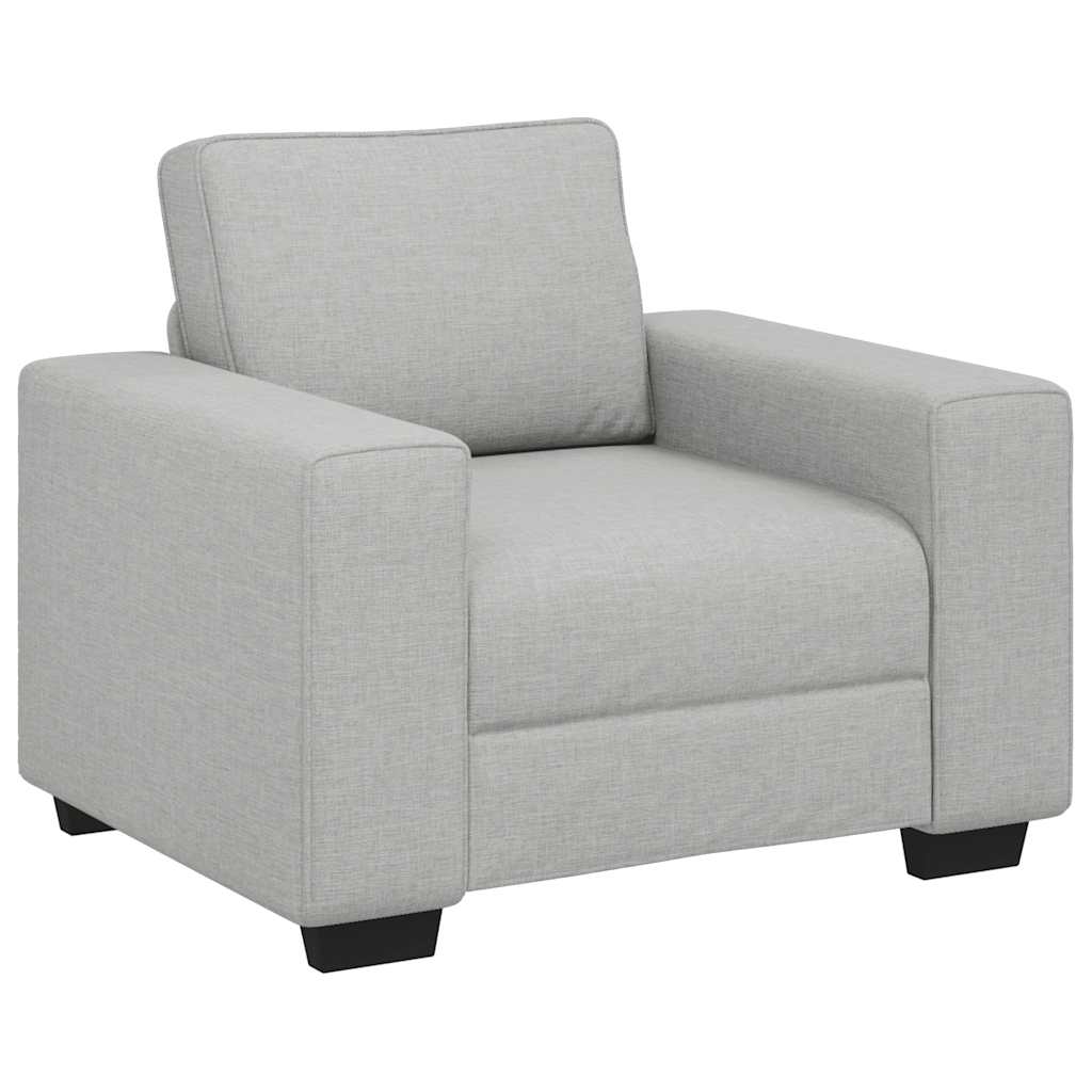 vidaXL Fauteuil gris nuage 100x77x82 cm Tissu