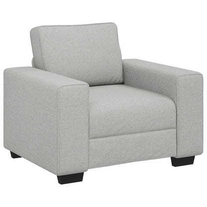 vidaXL Fauteuil gris nuage 100x77x82 cm Tissu