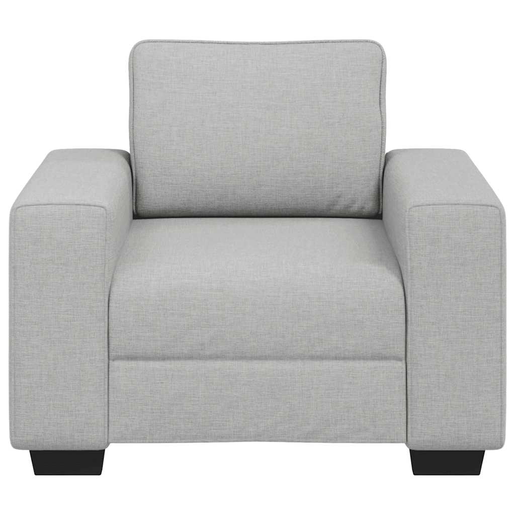 vidaXL Fauteuil gris nuage 100x77x82 cm Tissu