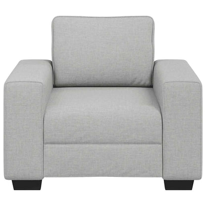 vidaXL Fauteuil gris nuage 100x77x82 cm Tissu