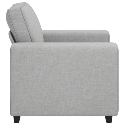 vidaXL Fauteuil gris nuage 100x77x82 cm Tissu