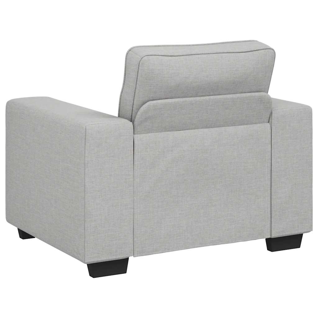 vidaXL Fauteuil gris nuage 100x77x82 cm Tissu