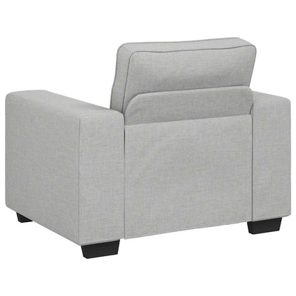 vidaXL Fauteuil gris nuage 100x77x82 cm Tissu