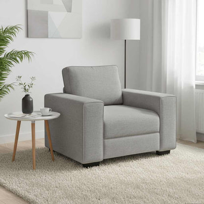 vidaXL Fauteuil gris nuage 100x77x82 cm Tissu