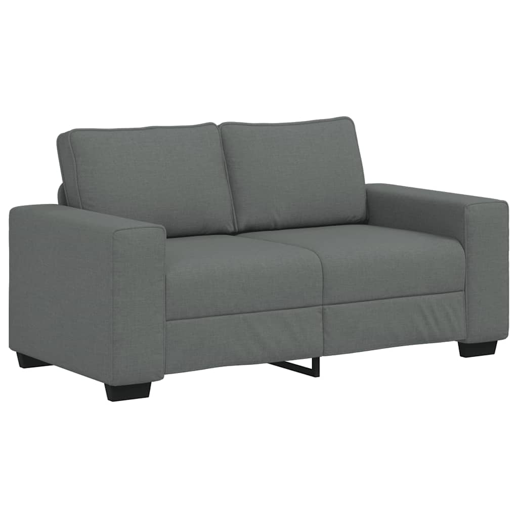 2-Sitzer-Sofa Dunkelgrau 160x77x82 cm Stoff
