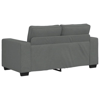 2-Sitzer-Sofa Dunkelgrau 160x77x82 cm Stoff