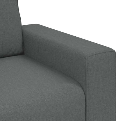 2-Sitzer-Sofa Dunkelgrau 160x77x82 cm Stoff