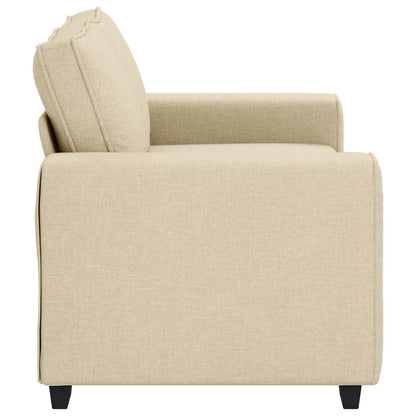 2-Sitzer-Sofa Creme 160x77x82 cm Stoff