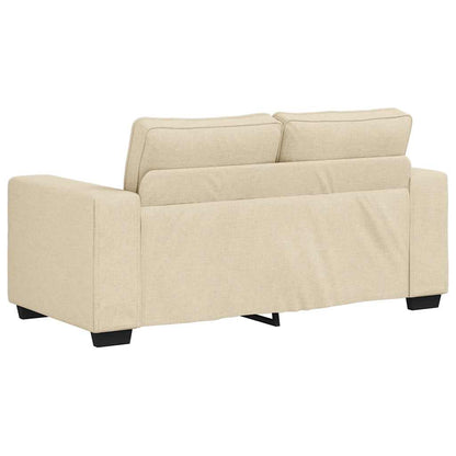 2-Sitzer-Sofa Creme 160x77x82 cm Stoff